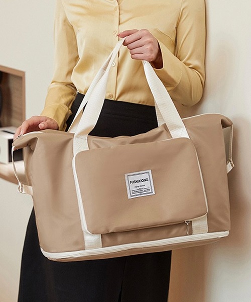 shopnikoniko（ショップにこにこ） ボストンバッグ トラベルバッグ 大