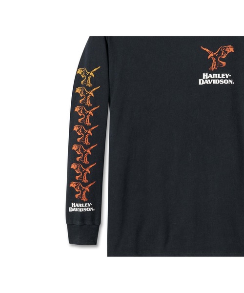 Harley Davidson tシャツ シャドウバードロングスリーブトップ