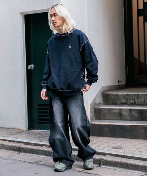 スウェット レディース 「UNISEX」ALAND／リバースステッチプルオーバー 2997318｜zozo｜05