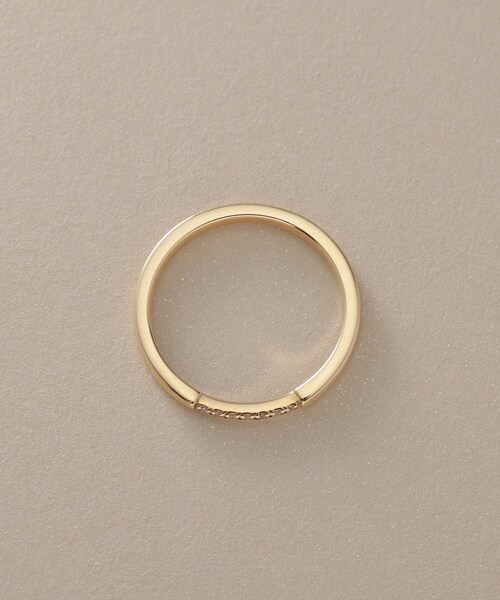 COCOSHNIK（ココシュニック） 指輪 リング K10ダイヤモンド センター