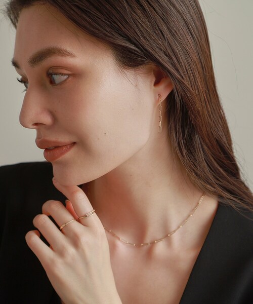 COCOSHNIK（ココシュニック） 指輪 リング K10ダイヤモンド センター