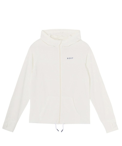 新品　roxy パーカー　ラッシュガード　長袖　L 白　大人気 Roxy - 新品 roxy パーカー ラッシュガード 長袖 L 白 大人気の