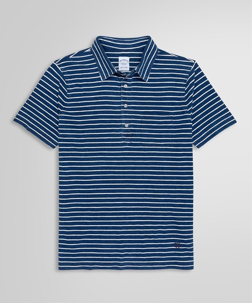 3256【ストライプ極上美品】POLO GOLF ポロシャツコットン100%