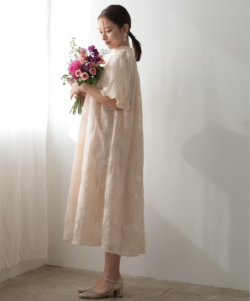 PREFERIR Ａライン結婚式 パーティー オケージョン ドレス PREFERIR ドレス マルチウェイ チュールフリル付き 結婚式