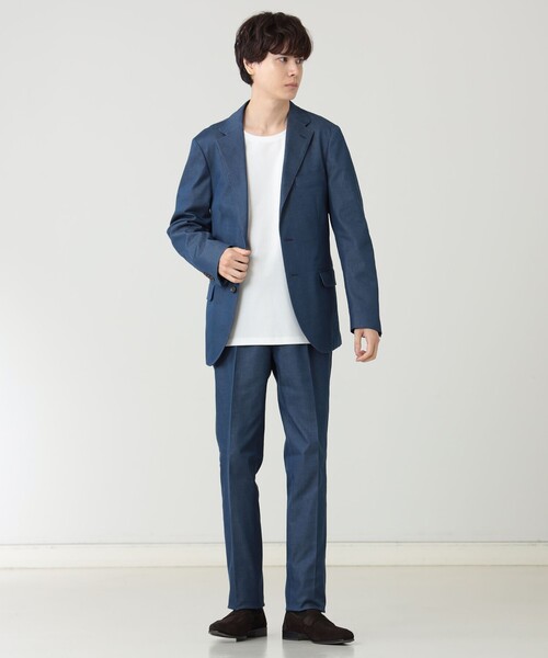 BEAMS HEART ジャケット テーラードジャケット ストレッチ デニム 2 