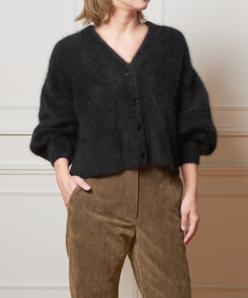 IENA LA BOUCLE（イエナラブークル） カーディガン ファーニット
