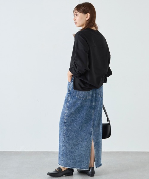 SAINT LAURENT PARIS スタースタッズデニムスカート 24 SAINT LAURENT PARIS スタースタッズデニムスカート 24（SAINT