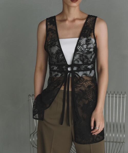 ブラウス シャツ garden lace 2way blouse レディース CODE A ブラウス シャツ garden lace 2way blouse レディース