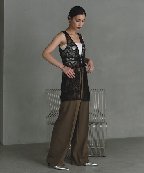 ブラウス シャツ garden lace 2way blouse レディース CODE A ブラウス シャツ garden lace 2way blouse レディース