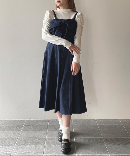 ピンク系小花柄インド風パッチワークワンピース - ピンクハウス