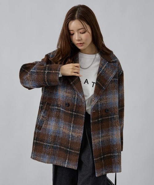 abahouse mavie（アバハウスマヴィ） ピーコート pコート ダブルハーフ