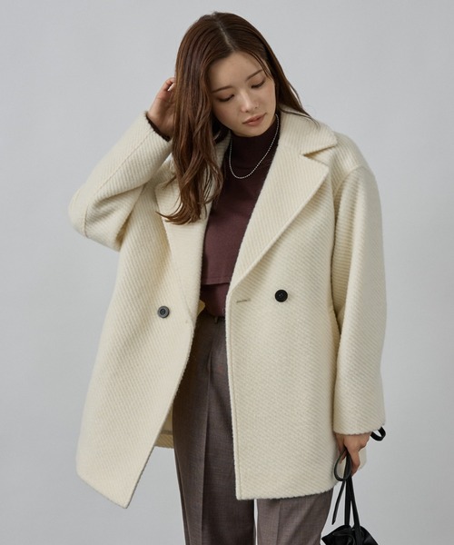 abahouse mavie（アバハウスマヴィ） ピーコート pコート ダブルハーフ
