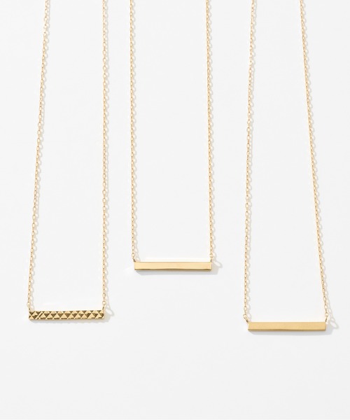 Jewel closet by L&Co. ネックレス K18 プレート ネックレス