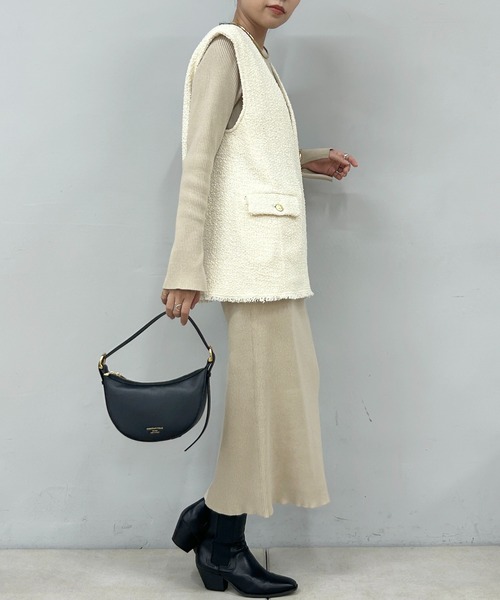 「LOUNGEDRESS」 ノースリーブブラウス FREE アイボリー レディース Loungedress 「LOUNGEDRESS」 ノースリーブブラウス FREE