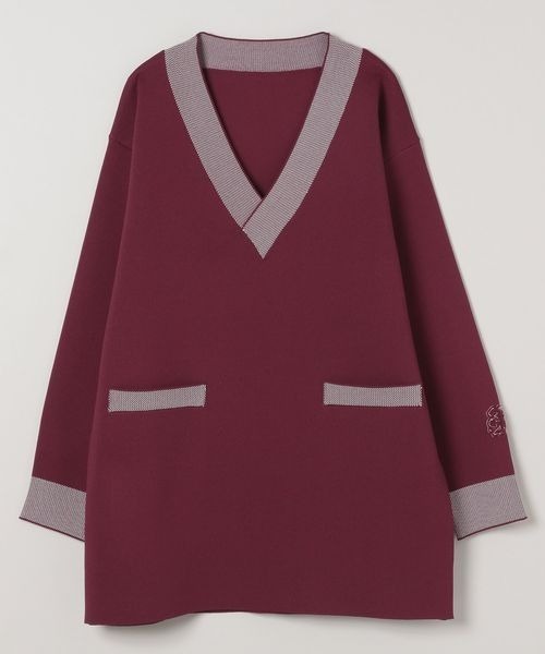 JEANASIS（ジーナシス） ワンピース 12GハイショクジャガードVミニ