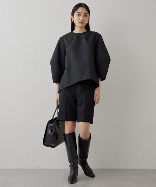 レディースファッション シャツ ブラウス 「THE PAUSE」ジャガード 