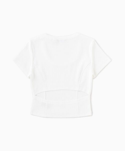 Calvin Klein（カルバン・クライン） tシャツ オープンバッククロップ