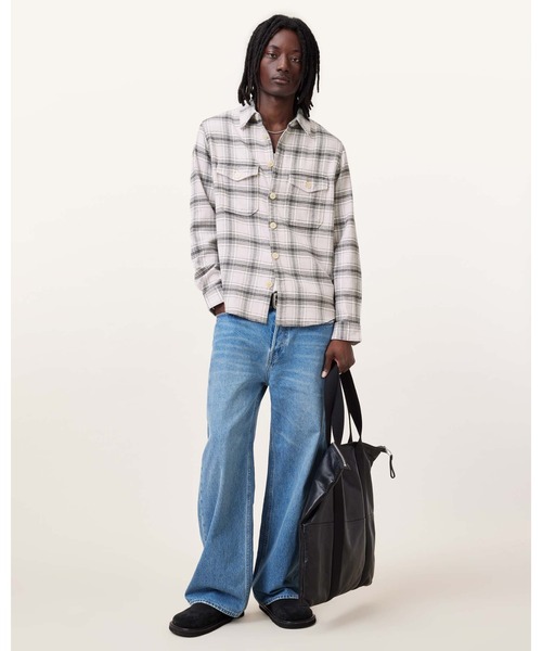 ALLSAINTS（オールセインツ） シャツ HAMURA CHECKED RELAXED FIT