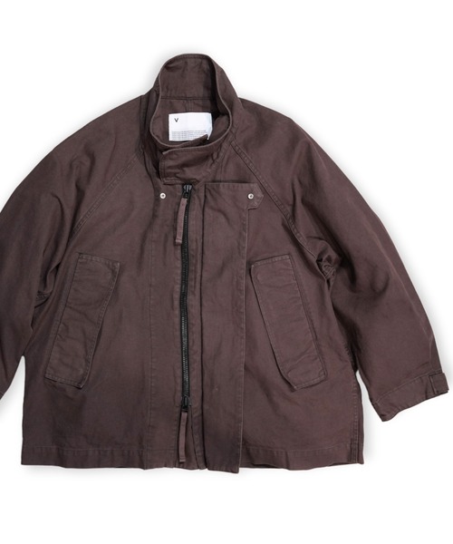 ブルゾン アウター 「VOAAOV」HEAVY OXFORD BLOUSON メンズ レディースの画像