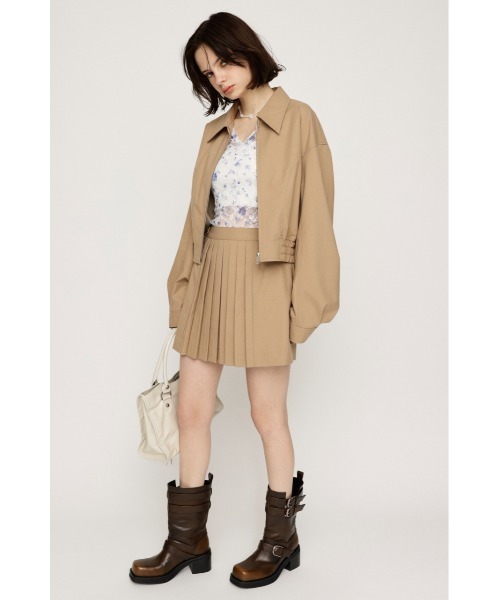 SLY ブルゾン アウター 「セットアップ可」FRONT ZIP CROP BZ