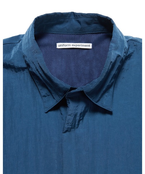 uniform experiment シャツ CRYSTAL NYLON VENTILATION SHIRT メンズ