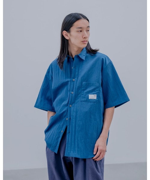 ユニフォームエクスペリメント クリスタル ナイロン 半袖 シャツ 3 uniform experiment シャツ CRYSTAL NYLON VENTILATION SHIRT メンズ