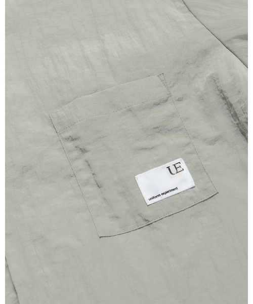 uniform experiment シャツ CRYSTAL NYLON VENTILATION SHIRT メンズ
