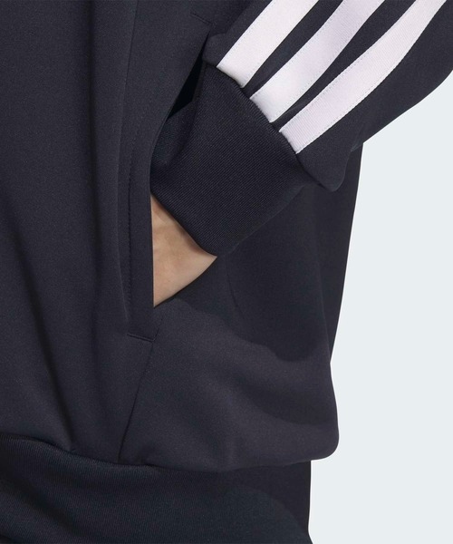 アディダス　スリーライントラックジャケット adidas アディダス 3本ライン トラックジャケット ジャージ 黒