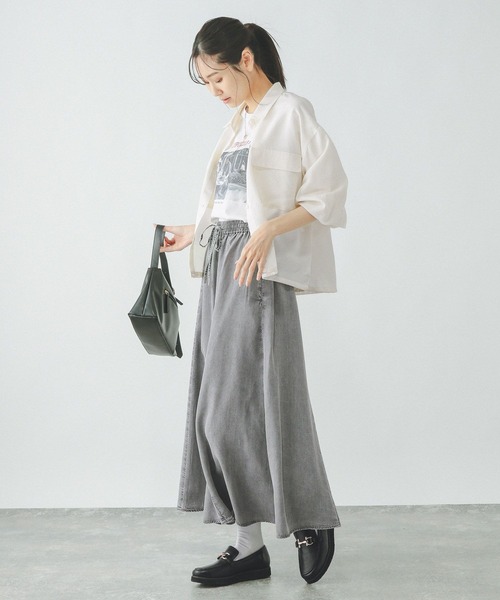 GLOBAL WORK（グローバルワーク） スカート エアリーリラックスDENIM
