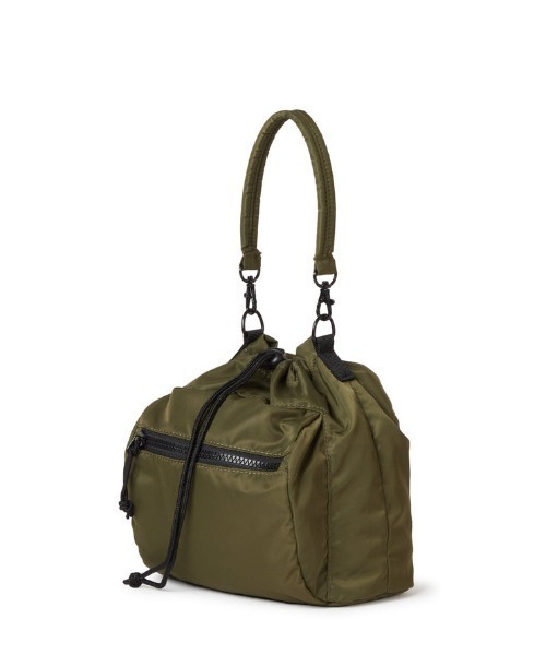 PORTER ナイロンツイルショルダーポーチ　ブラック　新品未使用 フレーム ショルダーバッグ（ショルダーバッグ）｜PORTER
