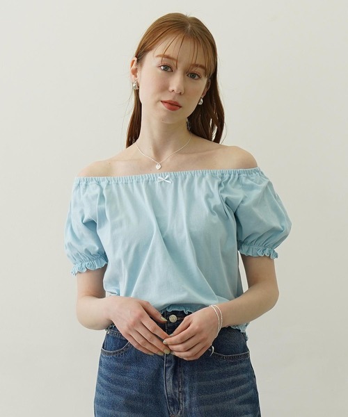tシャツ PUFF SHORT SLEEVE TOP レディース