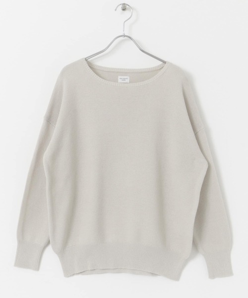 コットンボートネックガーターKNIT URBAN RESEARCH DOORS（アーバンリサーチドアーズ）の「コットン