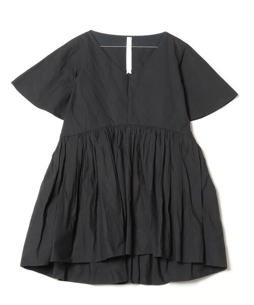 Merlette ブラック 半袖ワンピース merlette 「merlette」 半袖ワンピース - ブラック レディース