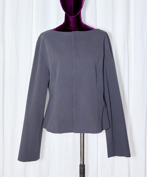 ブラウス シャツ “O”COTTON HIGH TWIST COMPACT シャツ レディース