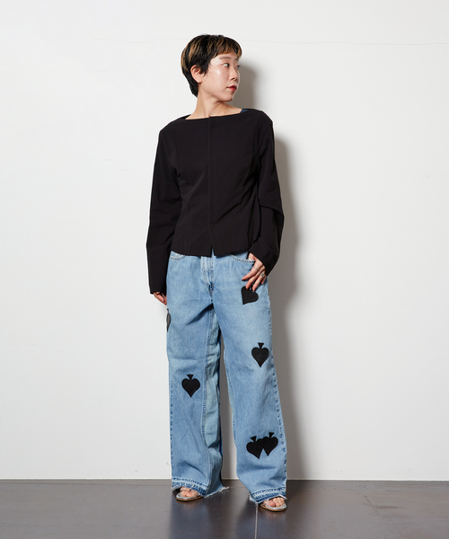 ブラウス シャツ “O”COTTON HIGH TWIST COMPACT シャツ レディース