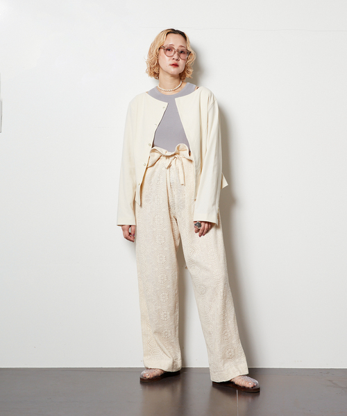 ブラウス シャツ “O”COTTON HIGH TWIST COMPACT シャツ レディース