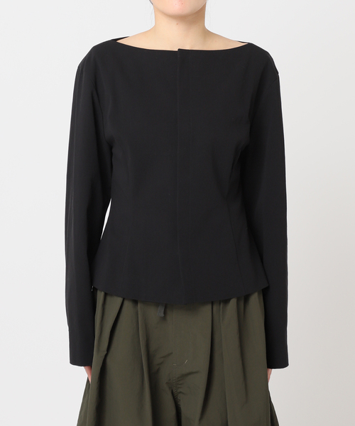 ブラウス シャツ “O”COTTON HIGH TWIST COMPACT シャツ レディース