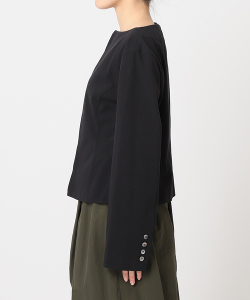 ブラウス シャツ “O”COTTON HIGH TWIST COMPACT シャツ レディース