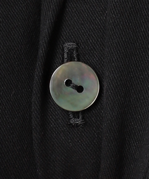 ブラウス シャツ “O”COTTON HIGH TWIST COMPACT シャツ レディース