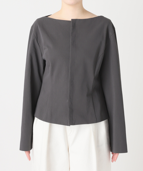 ブラウス シャツ “O”COTTON HIGH TWIST COMPACT シャツ レディース