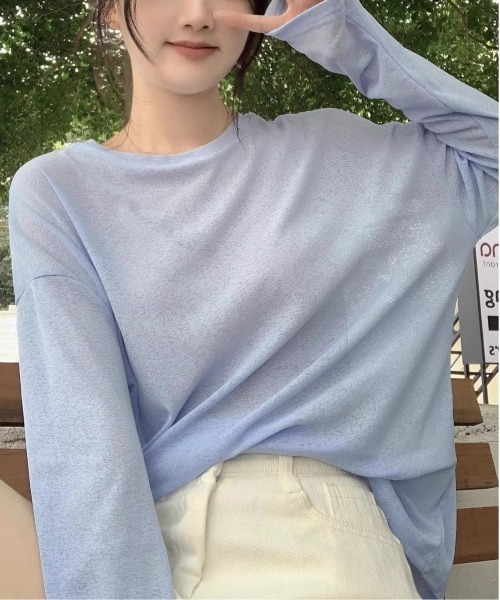 Per sist ence（パーシエンス） tシャツ ロングスリーブシアートップス