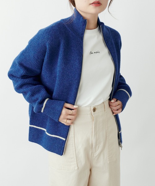 pual ce cin 「PUAL CE CIN」 ニットカーディガン FREE アイボリー