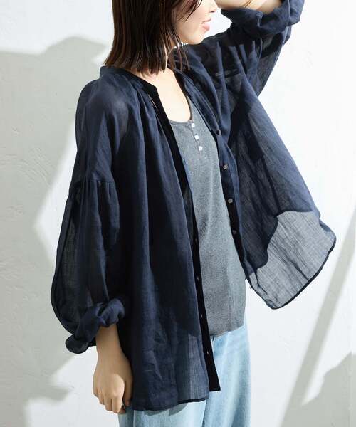 新品 イエナ ブラウス シャツ ラミースキッパーシャツ レディース SLOBE IENA ブラウス シャツ ラミースキッパーシャツ レディース