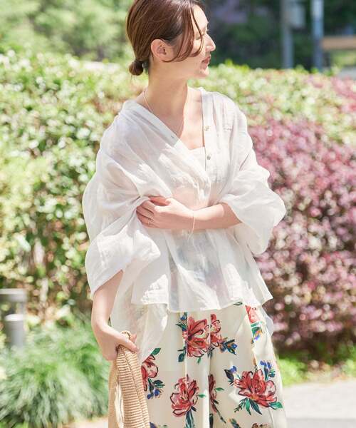 SLOBE IENA ラミースキッパーシャツ ラミースキッパーシャツ（シャツ／ブラウス）｜SLOBE IENA