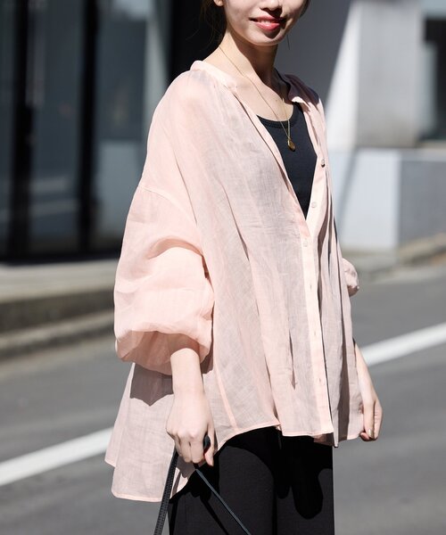 【メール便不可】 SLOBE IENA レディース ラミースキッパーシャツ シャツ ブラウス トップス