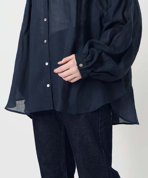 SLOBE IENA ブラウス シャツ ラミースキッパーシャツ レディース