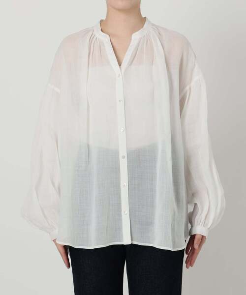 SLOBE IENA ブラウス シャツ ラミースキッパーシャツ レディース