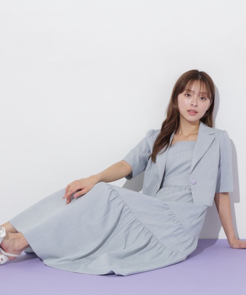 ジルスチュアート　ジャケット&ワンピースセット JILL by JILL STUART（ジルバイジルスチュアート） ワンピース