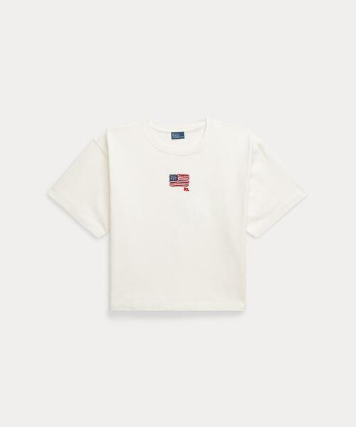 French Logo-PrintコットンジャージＴシャツ gdp0160009_cre_00.jpg
