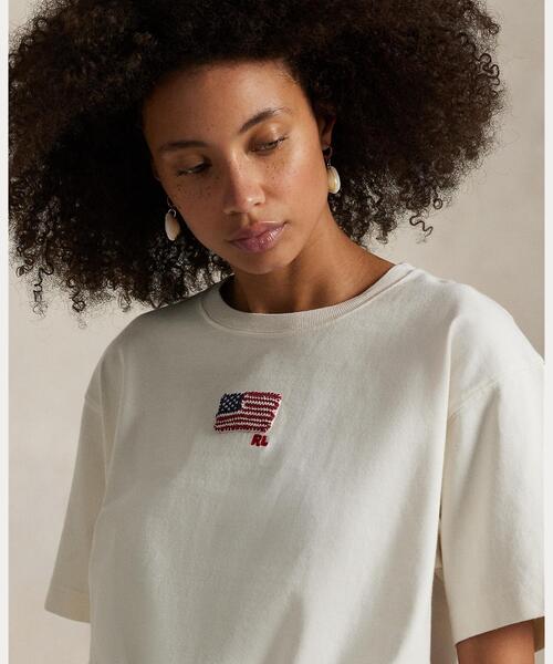POLO RALPH LAUREN tシャツ フラッグ コットン ジャージー